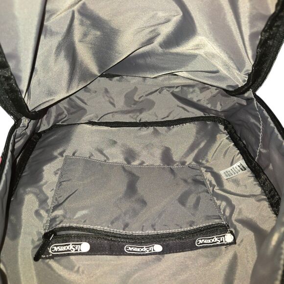 LeSportSac Mini Route Backpack Pink & Black Ripstop 11\
